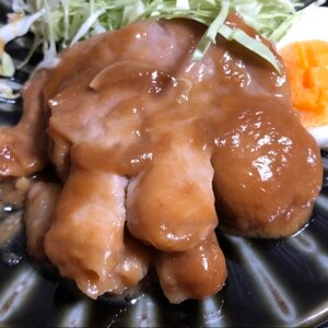 西京味噌に漬け込んだ”豚肉の味噌炒め焼き”